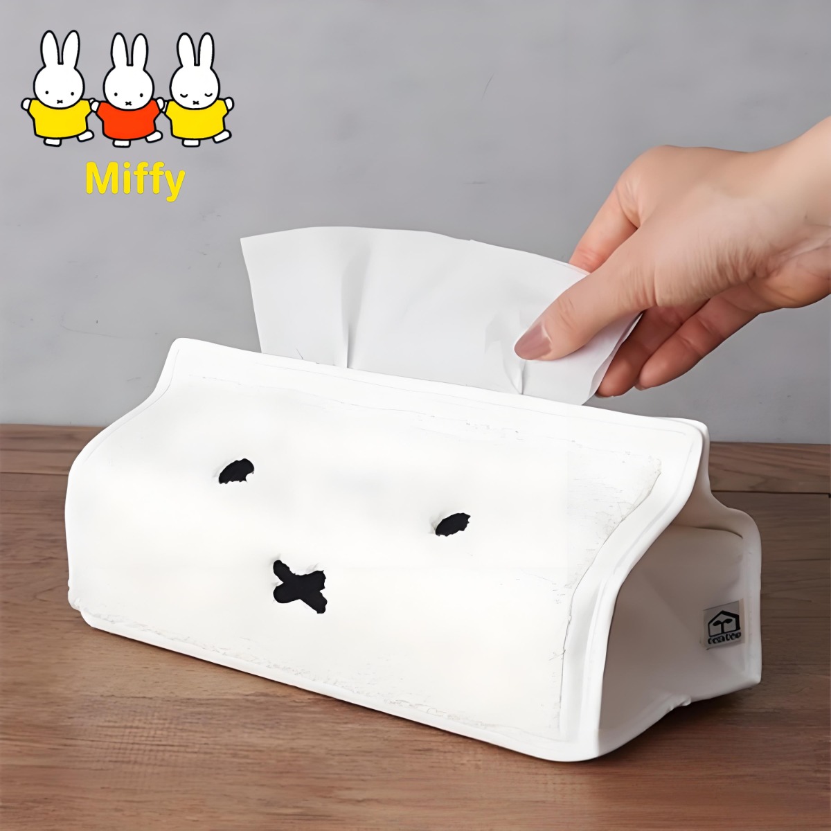 Car Accessories Girl - Kawaii Anime Miffy Rabbit Tissue Box