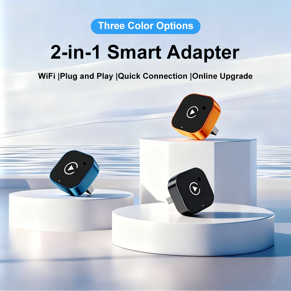 Car Accessories Usa - Wireless CarPlay Adapter 2-in-1 mini Wired
