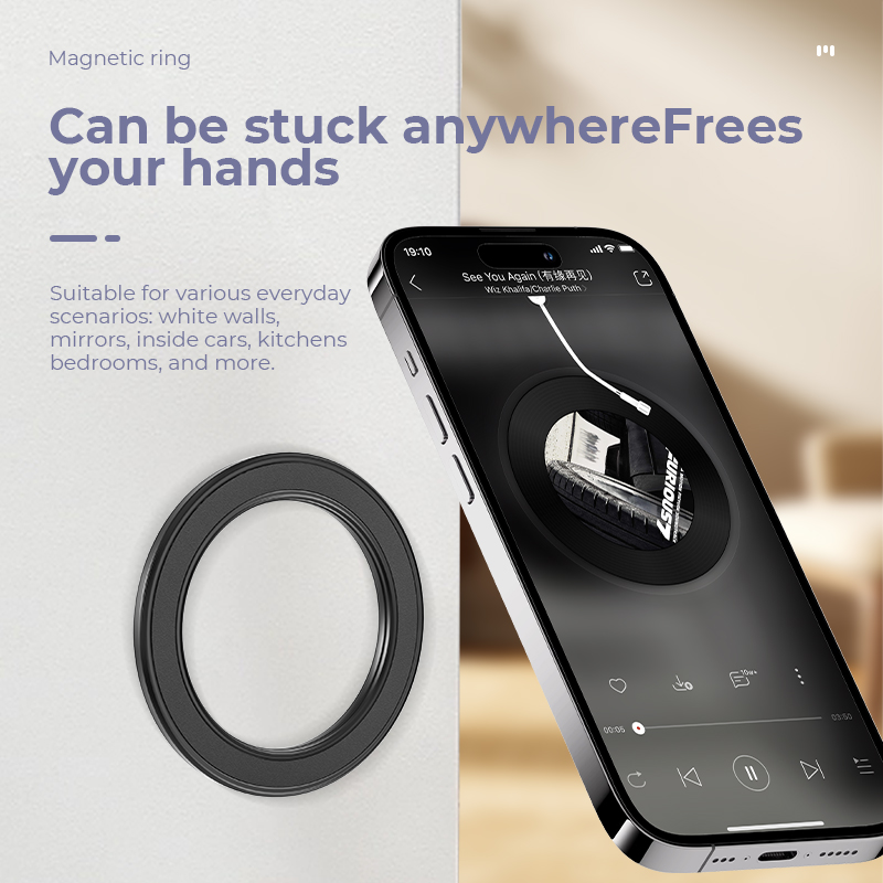 Car Phone Holder Magnetic - For Magsafe Strong Magnetic Ring Phone