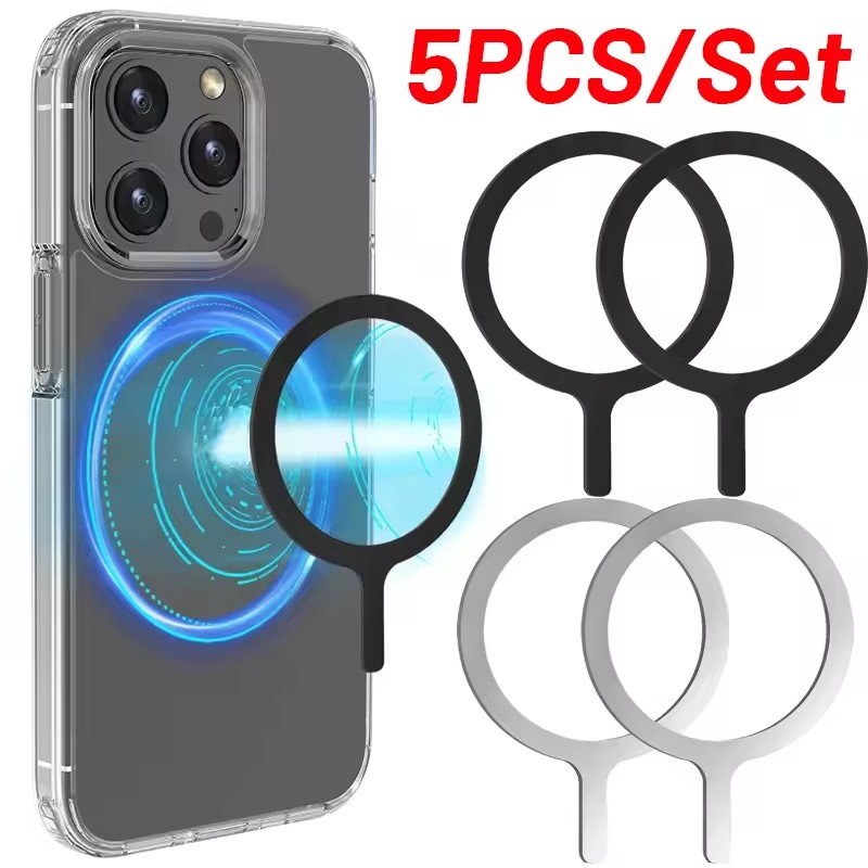 Car Phone Holder Magnetic - 5-1pcs Sticker Ring For Magsafe Wireless