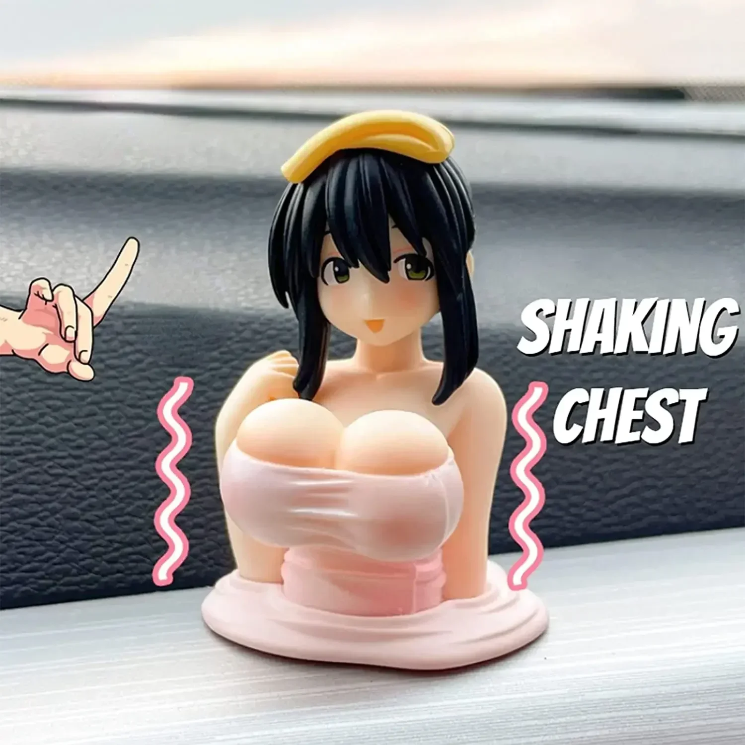 Sexy Anime Shaking Boobs Conso - Car Accessories Girl 评论和价格