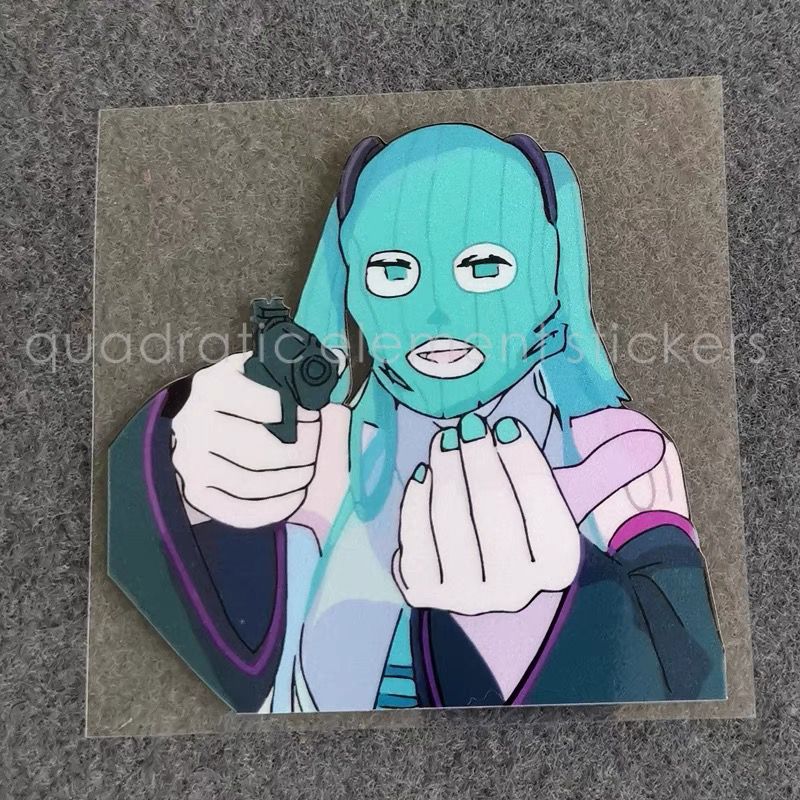 Miku Motorcycle Sticker Water  - Car Accessories Girl 评论和价格