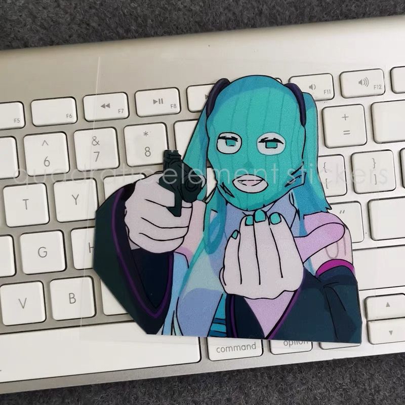 Miku Motorcycle Sticker Water  - Car Accessories Girl 评论和价格