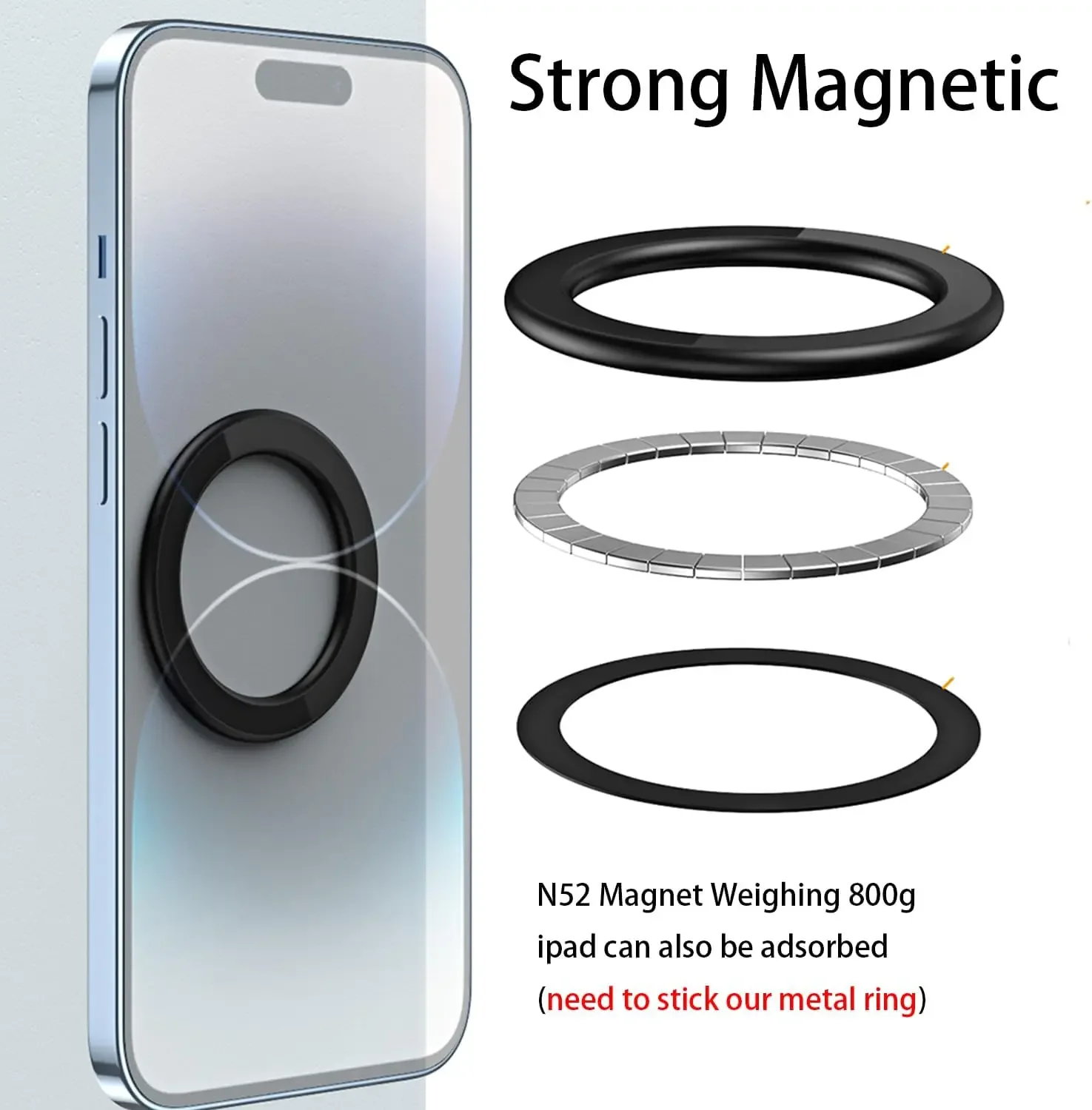 For MagSafe Magnetic Ring Hold - Car Phone Holder Magnetic 评论和价格