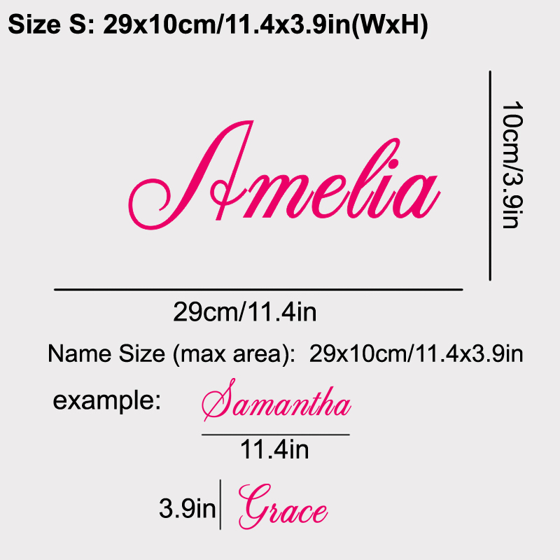 Personalized Name Vinyl Decal  - Car Accessories Girl 评论和价格